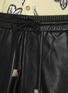 - NANUSHKA - Doxxi' Vegan Leather Drawstring Waist Shorts