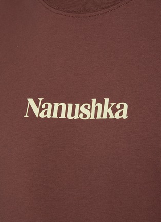  - NANUSHKA - Reece' Logo Embroidered T-shirt