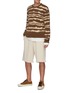 NANUSHKA - Virote' Jagged Stripe Crewneck Sweater