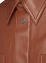  - NANUSHKA - Martin' Regenerated Oversized Leather Shirt Jacket