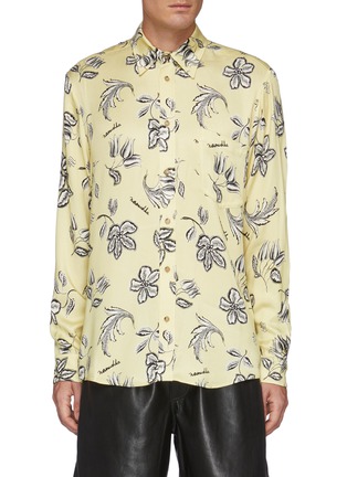 Main View - Click To Enlarge - NANUSHKA - Kaler' All-over Floral Print Oxford Shirt