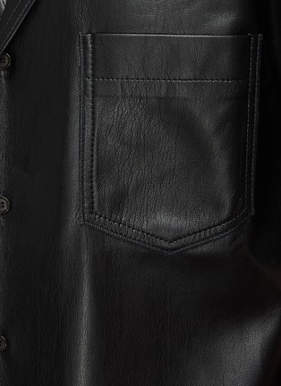  - NANUSHKA - Osmo' Vegan Leather Camp Shirt