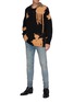 Figure View - Click To Enlarge - R13 - Bleached Distressed Oversized Sweater