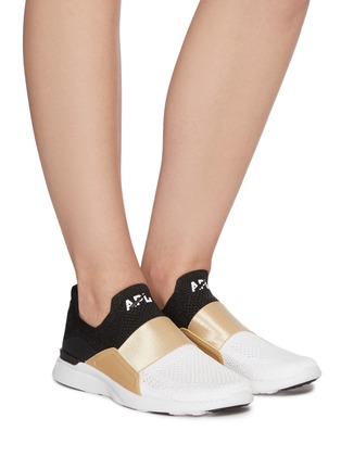 Figure View - Click To Enlarge - ATHLETIC PROPULSION LABS - 'Techloom Bliss' Low-top Slip-on Sneakers