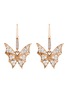 Main View - Click To Enlarge - STEPHEN WEBSTER - Fly by night' diamond 18k rose gold stud earrings