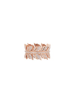 Main View - Click To Enlarge - STEPHEN WEBSTER - Magnipheasant' diamond 18k rose gold ring
