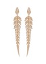Main View - Click To Enlarge - STEPHEN WEBSTER - Magnipheasant' diamond 18k rose gold earrings