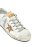 Detail View - Click To Enlarge - GOLDEN GOOSE - 'Super-Star' Metallic Accent Distressed Leather Sneakers
