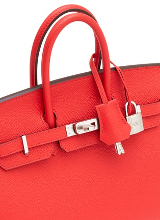 Detail View - Click To Enlarge - MAIA - Birkin Rouge de Coeur 25cm Epsom leather bag