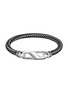 Main View - Click To Enlarge - JOHN HARDY - Classic Chain' Sterling Silver Steel Rubber Cord Bracelet
