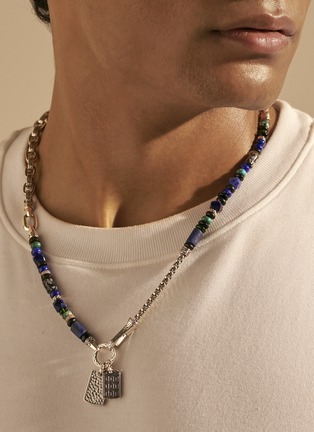 Detail View - Click To Enlarge - JOHN HARDY - Classic Chain' Sterling Silver Chain Link Beaded Pendant Necklace