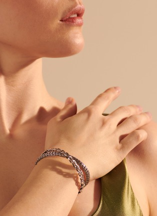 Detail View - Click To Enlarge - JOHN HARDY - Classic Chain' Sterling Silver Loop Chain Link Cuff