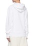 Back View - Click To Enlarge - ACNE STUDIOS - Face Logo Print Cotton Hoodie