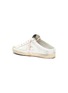  - GOLDEN GOOSE - 'Sabot' Distressed Leather Slip-on Sneakers