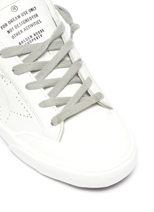 Detail View - Click To Enlarge - GOLDEN GOOSE - 'Superstar' Perforated Star Motif Leather Sneakers