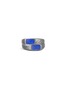 Main View - Click To Enlarge - JOHN HARDY - Classic Chain' Lapis Lazuli Black Rhodium Plated Sterling Silver Stacked Signet Ring
