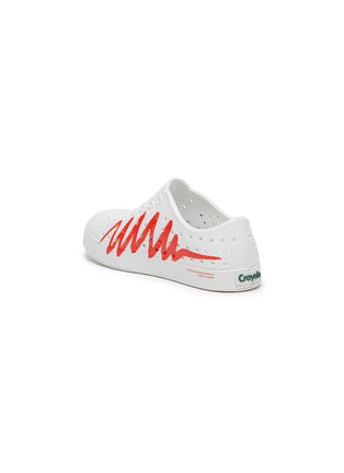 Detail View - Click To Enlarge - NATIVE - Jefferson Crayola' perforated zig-zag print kids slip-on sneakers
