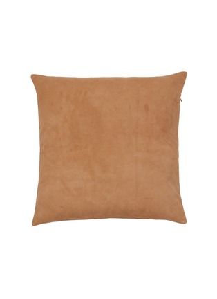Main View - Click To Enlarge - FRETTE - Luxury Suede Cushion – Camel
