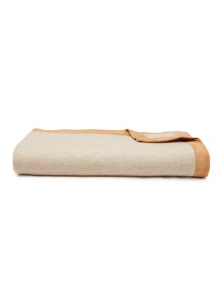 Main View - Click To Enlarge - FRETTE - Tuilleries Bed Cover — Ivory/Camel