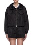 Main View - Click To Enlarge - PRADA - Cropped Windbreaker with Triangular Pouch