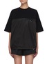 Main View - Click To Enlarge - PRADA - Oversize Re-Nylon Front Insert Tee