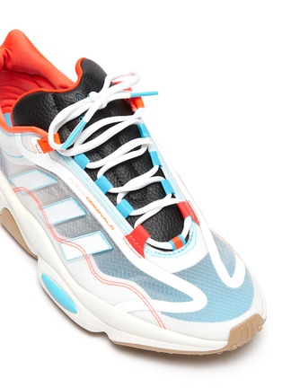 Detail View - Click To Enlarge - ADIDAS - 'Ozweego Pure' Translucent Mesh Panel Lace-up Sneakers