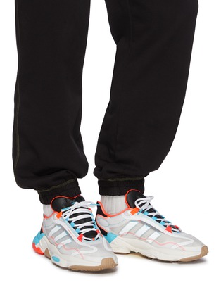 Figure View - Click To Enlarge - ADIDAS - 'Ozweego Pure' Translucent Mesh Panel Lace-up Sneakers