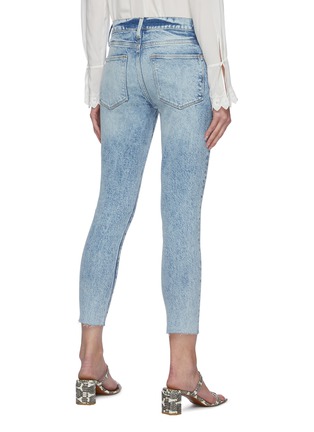 Back View - Click To Enlarge - FRAME - 'Le High' light wash skinny jeans