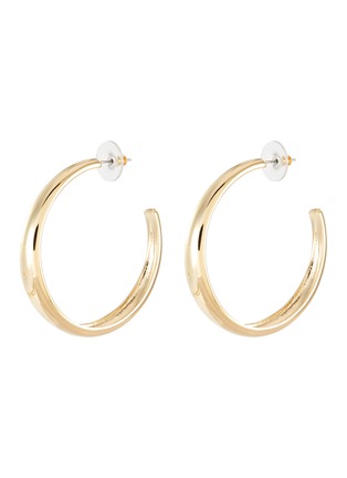 Main View - Click To Enlarge - KENNETH JAY LANE - Polished gold hoop earrings