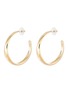 Main View - Click To Enlarge - KENNETH JAY LANE - Polished gold hoop earrings
