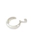 Detail View - Click To Enlarge - KENNETH JAY LANE - Polished silver tapered hoop earrings