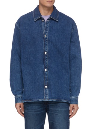 Main View - Click To Enlarge - FRAME - Button Up Denim Shirt Jacket