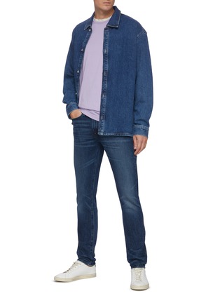 Figure View - Click To Enlarge - FRAME - 'L'Homme' Slim Fit Whiskered Denim Jeans