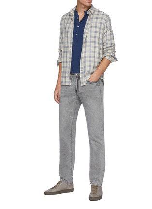 Figure View - Click To Enlarge - FRAME - L'Homme' slim whiskered denim jeans