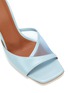 Detail View - Click To Enlarge - MALONE SOULIERS - 'Vida' Contrast Crisscross Band Heeled Sandals