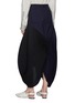 Back View - Click To Enlarge - LOEWE - Pleat Panel Knot Front Bicolour Maxi Skirt