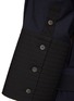 Detail View - Click To Enlarge - LOEWE - Mandarin Collar Belted Cotton Blend Shirt Dress