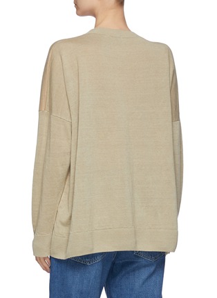 Back View - Click To Enlarge - LOEWE - Loewe love jacquard sweater