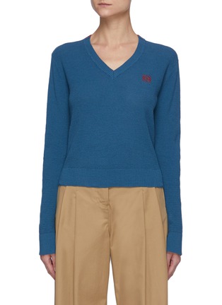 Main View - Click To Enlarge - LOEWE - Anagram V-Neck Sweater