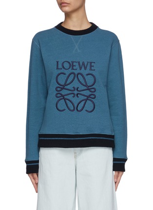 Main View - Click To Enlarge - LOEWE - Embroidered Anagram Sweatshirt