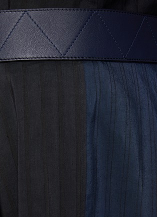 Detail View - Click To Enlarge - LOEWE - Handkerchief hem dual tone midi skirt