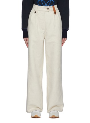 Main View - Click To Enlarge - LOEWE - Cotton Flare Legged Pants