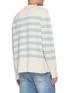Back View - Click To Enlarge - ACNE STUDIOS - Face Logo Embroidered Striped Wool Sweater