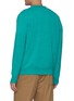 Back View - Click To Enlarge - ACNE STUDIOS - Keve' Face Logo Wool Cardigan