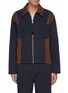 Main View - Click To Enlarge - ACNE STUDIOS - Bicolour Panel Face Patch Workwear Jacket