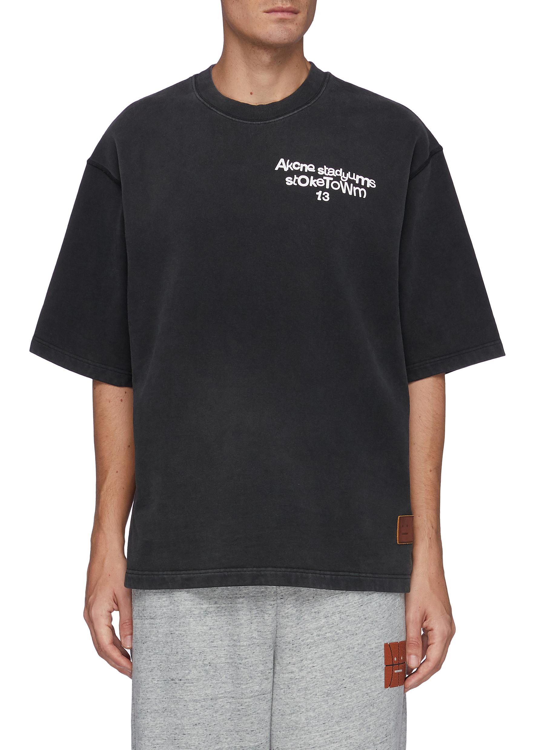 Acne Studios Fexford Spray Face Relaxed Fit Garment Dye Fade