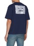 Back View - Click To Enlarge - ACNE STUDIOS - Rhinestone face crewneck T-shirt