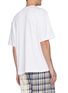 Back View - Click To Enlarge - ACNE STUDIOS - Face Logo Print Cotton T-shirt