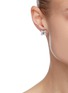 Figure View - Click To Enlarge - ROBERTO COIN - Princess Flower' diamond tanzanite earrings