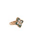 Main View - Click To Enlarge - ROBERTO COIN - Princess Flower' diamond malachite 18k rose gold ring